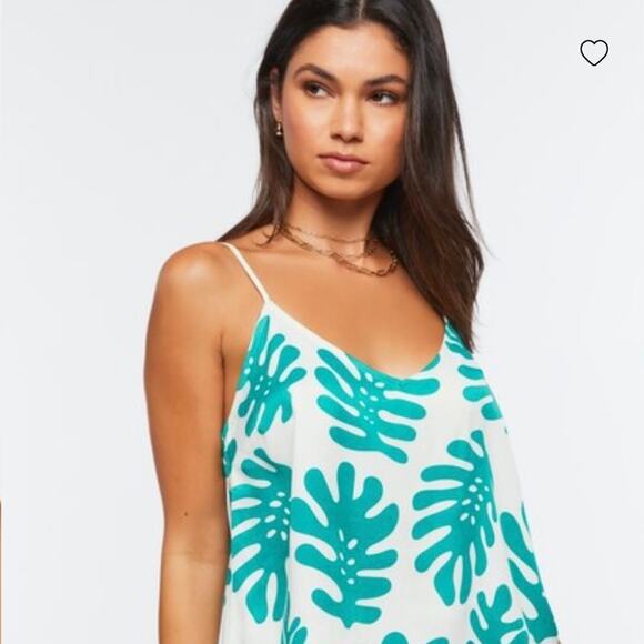 Forever 21 tropical print crop top - Picture 4 of 4